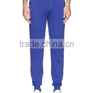 High-end Skinny Wholesale Cotton Blue Casual Mens Baggy Trousers Pants thumbnail-1