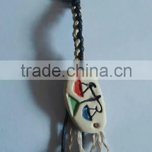 12 Constellation Keyring,Ceramic Constellation Pendant,Hand-knitted Textile Ancient Constellation Keychains thumbnail-1
