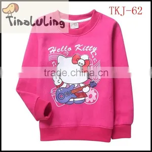New Hot Children Shirt Hello Kitty Sweatshirt Baby Clothes thumbnail-1