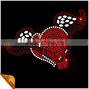 Heart Design Rhinestone Transfer Hot Sale thumbnail-1