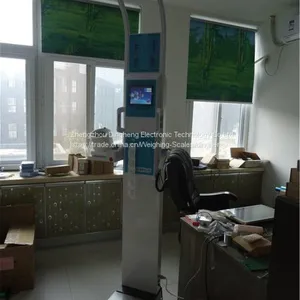DHM-600A Медицинский и персональный анализ состава тела, анализ жировой массы тела, измерение артериального давления, ультразвуковой весовыи измеритель роста thumbnail-3