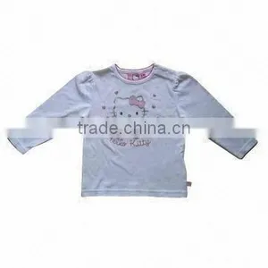 Children's Long-sleeved T-shirt, Healthy and Fashionable Design, Made of 100% Cotton, 160g Weighs thumbnail-1