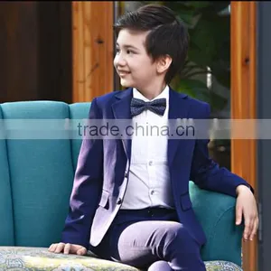 2017 New Latest Fashion Design Boy Suit Party Wear Flower Boy Suit thumbnail-6