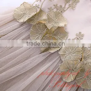 Gold Flower Girl Dresses Girls Gowns thumbnail-6