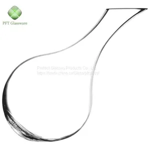 Hand Blown Lead-free Good Quality Art Design Crystal Glass Wine Decanter thumbnail-2