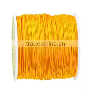 Polyamide Nylon Jewelry Thread Cord For Buddha/Mala/Prayer Beads Orange 0.5mm thumbnail-1