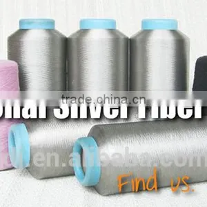 Touchscreen Yarn Silver Fiber Yarn for Touch Screen Gloves thumbnail-1