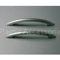 Silver Painted Plastic Cabinet Handles , ABS Wardrobe Door Handles thumbnail-1
