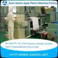Hot Sale PP / PE / EVA Extrusion Laminate Hot Melt Fabric Coating Machine Price in India thumbnail-1