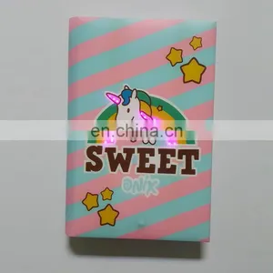 Lighting up Versatility Gift Personal Article Colorful Shiny Cartoon Character Journal to Light Your Feeling and Life thumbnail-1
