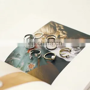 Kunckle Sets Ring Open Cuff Rings Sets Finger Ring Jewellery thumbnail-5