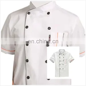 Fashion Design Chef Worker Uniform With100% Cotton Fabric thumbnail-2