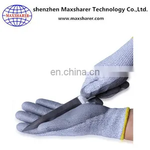 High Quality Carbon Fiber PU Coated Esd Gloves thumbnail-1