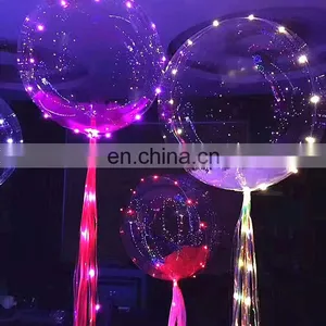 New Bobo Ball Led Line String Balloon Decorated With Colored Light for Christmas Halloween Wedding Party Children Home Decor thumbnail-4