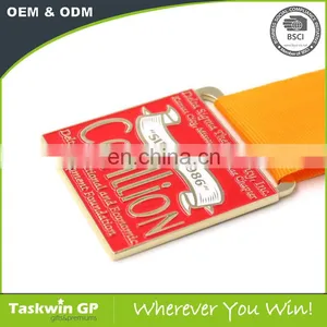 Customized Educational and Economic Metal Medal With Ribbon thumbnail-6