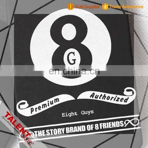 Custom Men's Style Brand Name Logo Printed Paper Clothing Spare Tag and Button Bag thumbnail-6