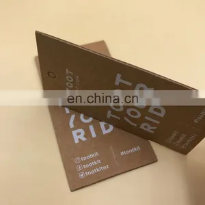 Custom Recycled Jeans Kraft Hang Tag With Logo Hang Tags thumbnail-4