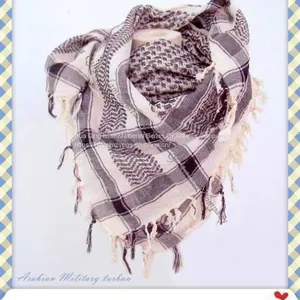 Arabian Pure Cotton Scarf / Arabian Cotton Scarf / Arab Scarf / Arabian Shemagh / Muslim Hijab Scarf thumbnail-5