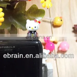 Hello Kitty Earphone Plug,Fashion Earphone Dust Plug ,promotional Cartoon Earphone Plug thumbnail-1
