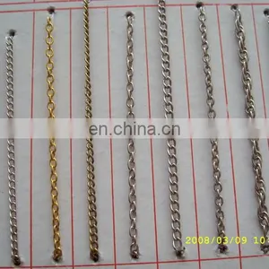 China Chain Supplier Custom Shiny Design Gold Metal Chain for Football Shoes thumbnail-1