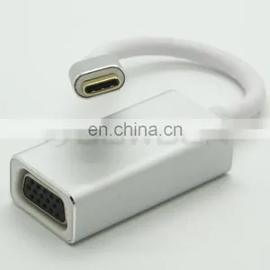 USB-C to VGA Adapter Type-C USB C to VGA Adapter for Apple New Macbook/ Chromebook Pixel thumbnail-2