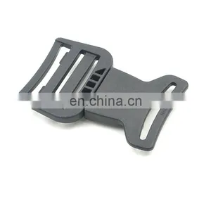 M032B-40Black Adjustable Plastic Quick Belt Side Release Slide Buckle thumbnail-2