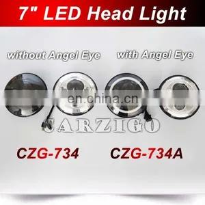 Canton Fair Hot Product 4 by 4 7 Inch LED Headlamp With Angel Eye for Jeep for Harley thumbnail-3