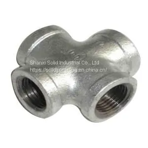 Malleable Iron Pipe Fitting Cross thumbnail-1