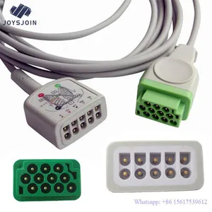 GE Dash 1000 11pin 3-lead/5 Leads ECG Trunk Cable thumbnail-1