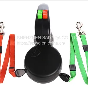 Reflective Double Dog Leash,360° Tangle-Free thumbnail-1