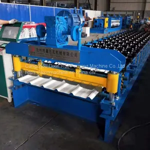 Good Quality Galvanized Trapezoidal Wall Panel Cold Roll Forming Machine thumbnail-5