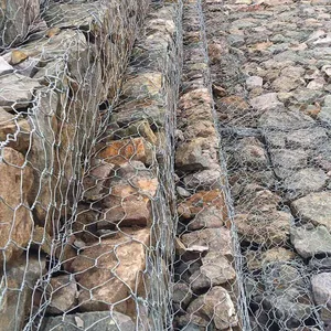PVC Coated Hexagonal Gabion Mesh Woven Gabion Stone Cage thumbnail-4
