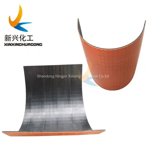 Wear Warning Dual Color UHMWPE Liner for Shaftless Screw Conveyor thumbnail-3