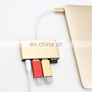 Usb C Hub 3 In 1 For 3 Adapter Usb For Macbook Transfering Multi Type c Hub Port thumbnail-1