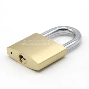 20-70mm China Good Quality Cheap Safety Anti Cut Waterproof Heavy Duty Brass Padlock thumbnail-1