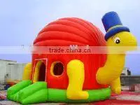 High Quanlity Customized Funny Kids Inflatable Tortoise Jumping Castle thumbnail-1