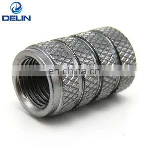 Aluminum Tire Valve Stem Caps Black Barrel Design Universal Fit Cars, Trucks, SUV, Motorcycles, Bike and Bicycle thumbnail-2