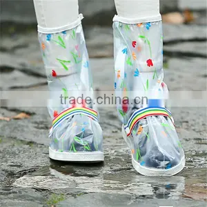 PVC Material Black Rain Shoe Cover,rain Boot thumbnail-2
