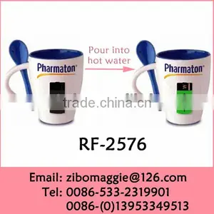 11oz Straight X'mas Designed Ceramic Magic Mug for Colorful Coffee Mug thumbnail-2