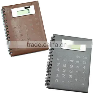 PU Spiral Notebook With Calculator thumbnail-2