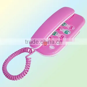 Promotion Colorful Button Pink Trimline Telephone thumbnail-1