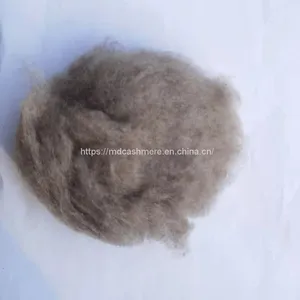 Tibetan Yak Wool Dehaired Grey Color Yak Wool Fiber thumbnail-1