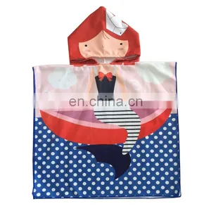 Hot-sale New Custom Cartoon Animal Bath Robe Kids Girl Towels Cotton Bath Towels thumbnail-4