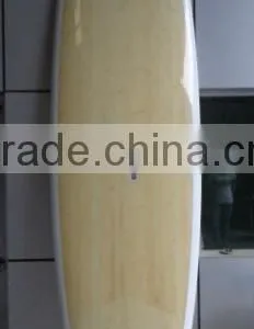 10'6" Stand up Paddle Board With Bamboo Deck White Bottom Transparent SUP thumbnail-2
