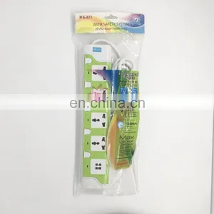 Multiple Power Socket 3m Wire Color Multi Outlet Electrical Extension Socket thumbnail-5