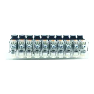 2V025-06 10 Stations Normally Closed Multiple Manifold Mounted Pneumatic Solenoid Valve thumbnail-5