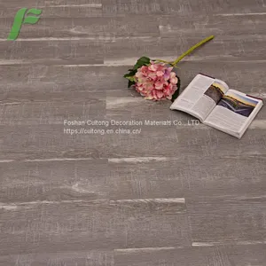 Guangdong Wholesale Sheet Stone Plastic Floor Tile Waterproof Flame Retardant Plastic Floor Wood I-spelling Installation SPC Floor thumbnail-3