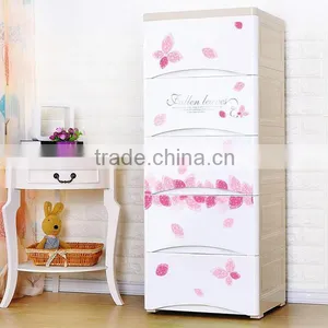 Yellow Color Large Plastic Storage Drawers for Clothes Storage thumbnail-1