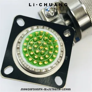 J599 Series Circular Connector Plug Socket J599-20FD35PN-H J599-26FD35SN-H thumbnail-3