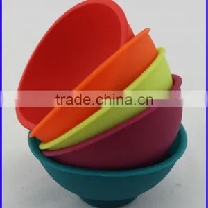 Colorful New and Innovative Food Grade Silicone Bowl thumbnail-1